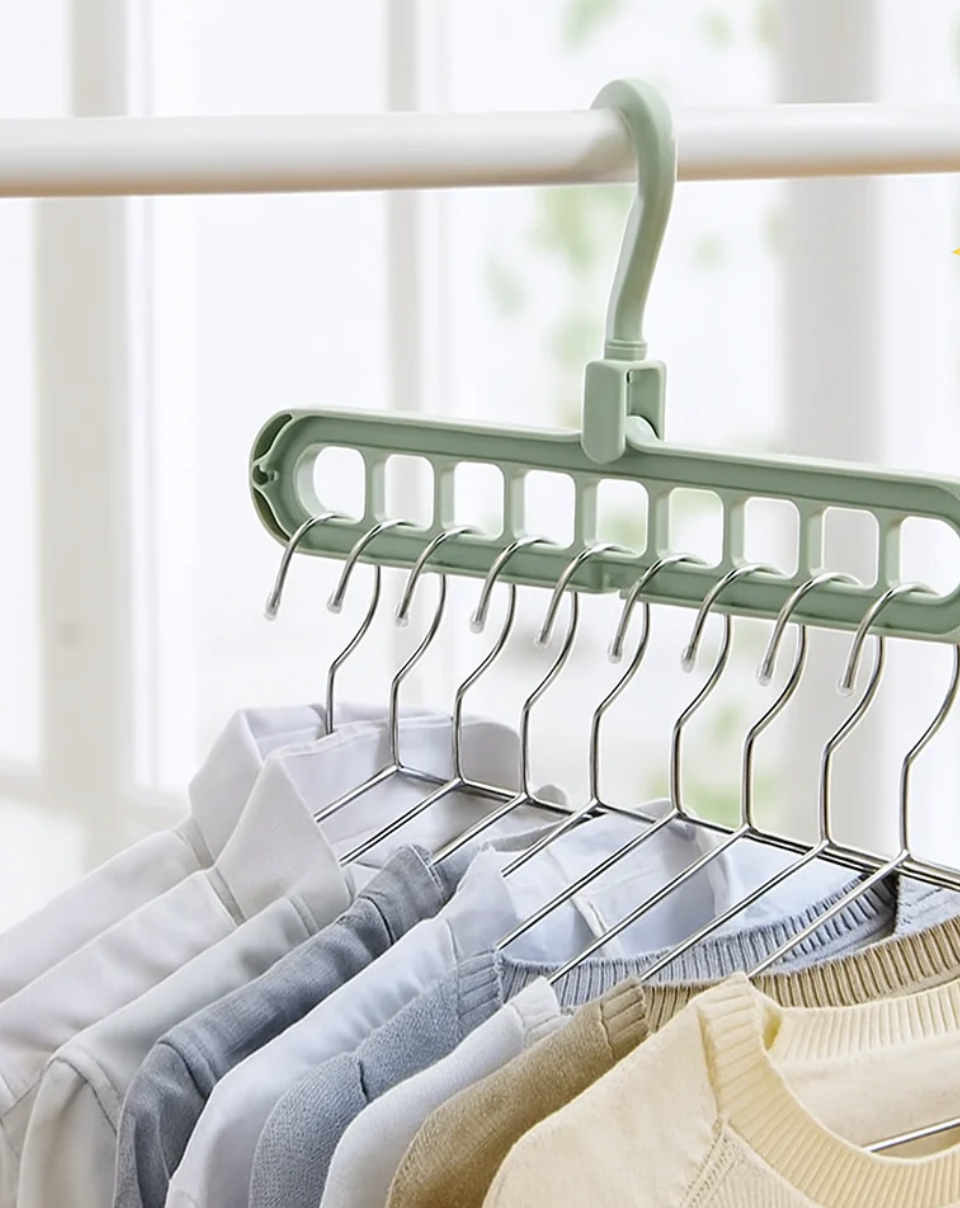 ClosetIQ® 360° 9 In 1 Diverse Hanger 🧠